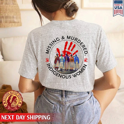 Missing & Mured Indigenous Woman Back T-shirt