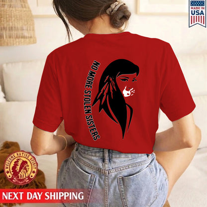 No More Stolen Sister Woman Back T-shirt