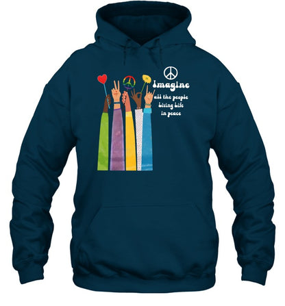Imagine all the people Living Life in peace