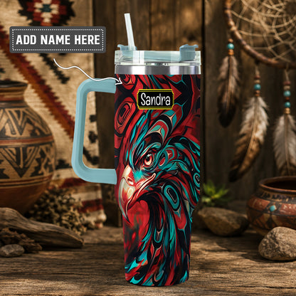 Eagle Storm Spirit Personalized Tumbler