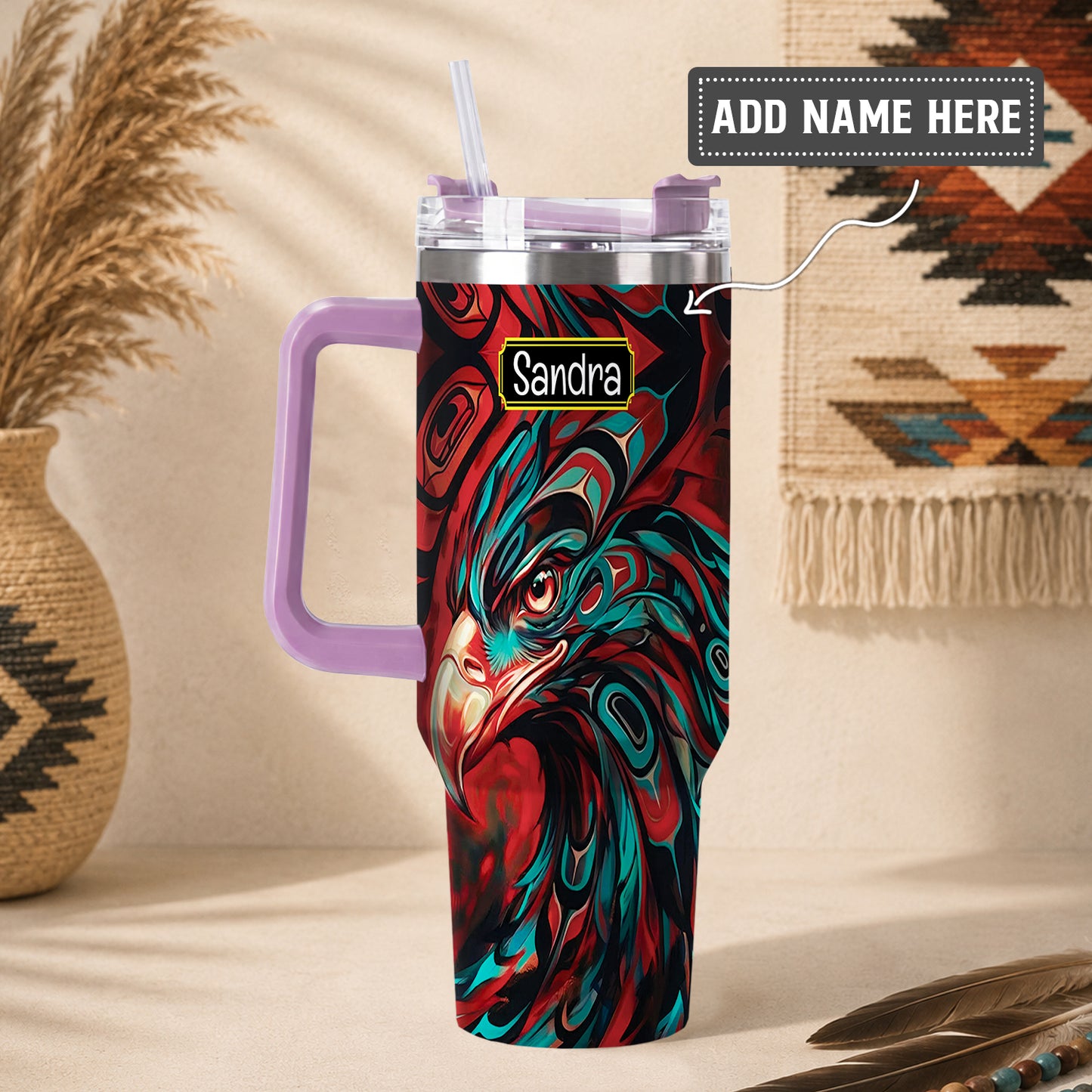 Eagle Storm Spirit Personalized Tumbler
