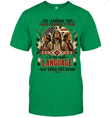 THE LANGUAGE THEY WERE FORBIDDEN TO SPEAK LANGUAGE THAT SAVED THIS NATION