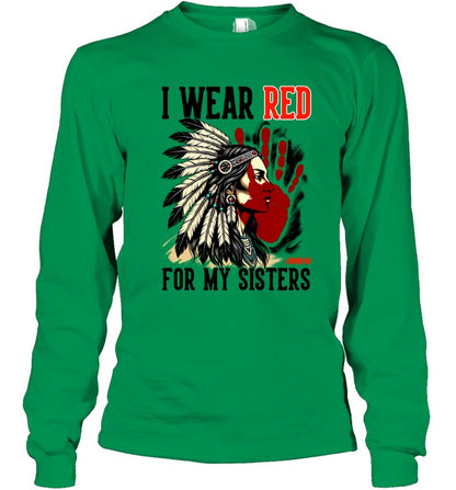 I WEAR RED FOR MY SISTERS