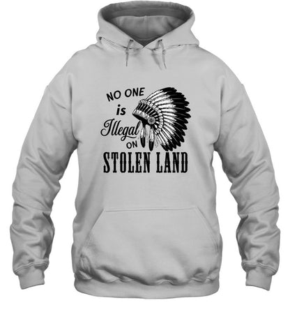 NO ONE IS ILLEGAL ON STOLEN LAND
