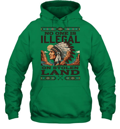 NO ONE IS ILLEGAL ON STOLEN LAND