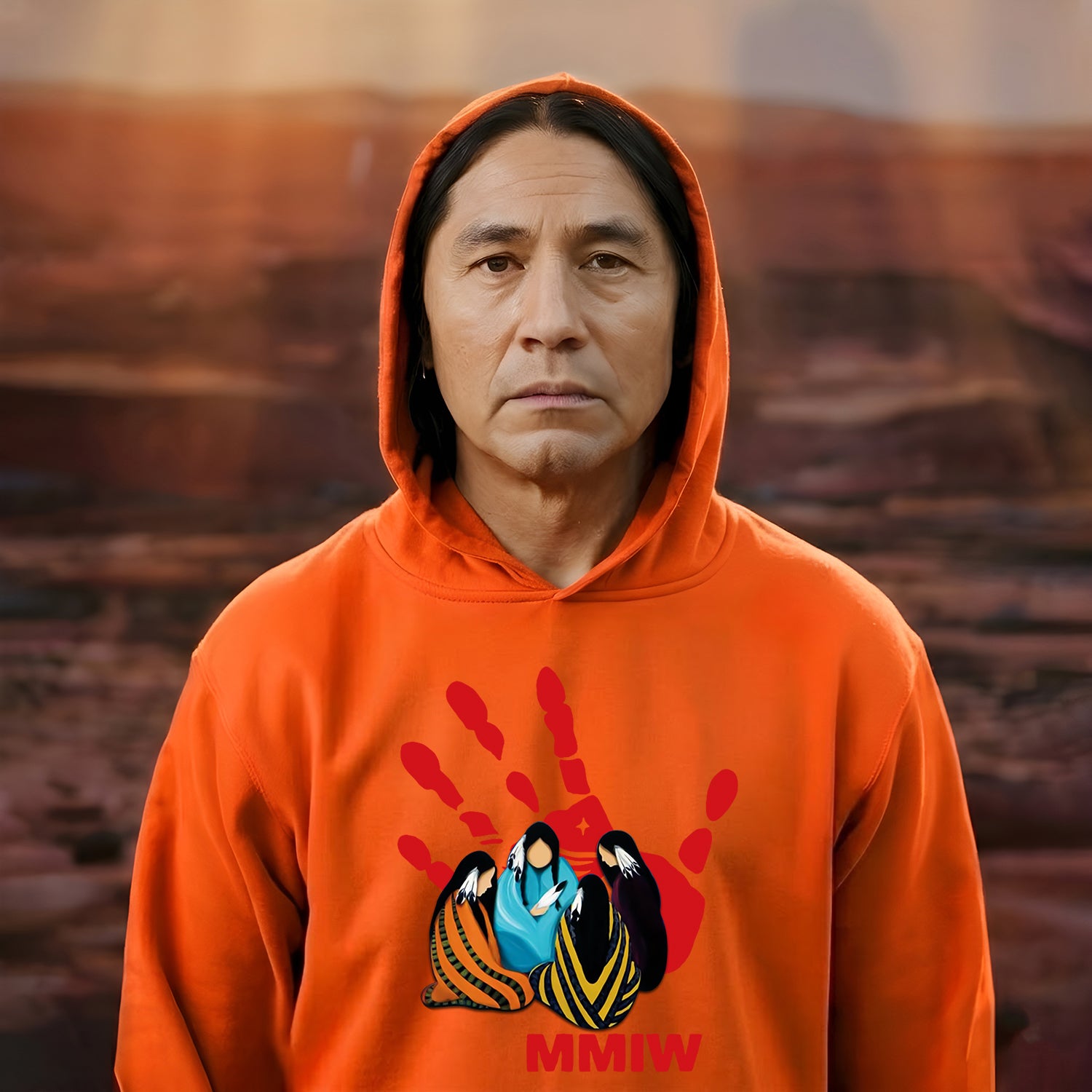 MMIW - Indigenous Women Together With Red Hand Shirt – Native