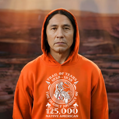 Trail Of Tears The Deadly Journey 125000 Native American T-Shirt