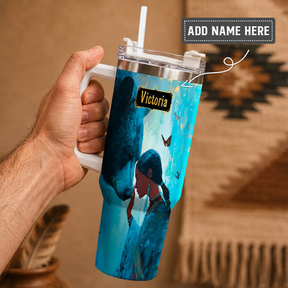 Moonlit Wild Harmony Personalized Tumbler