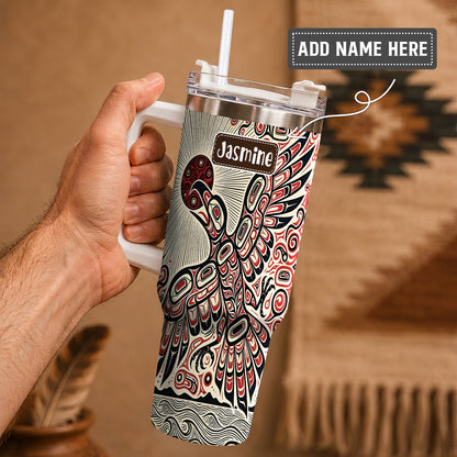 Eagle Sun Flight Personalized Tumbler