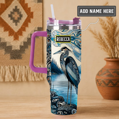 Crimson Orca Passage Personalized Tumbler