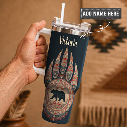 Bear Paw Guardian Personalized Tumbler