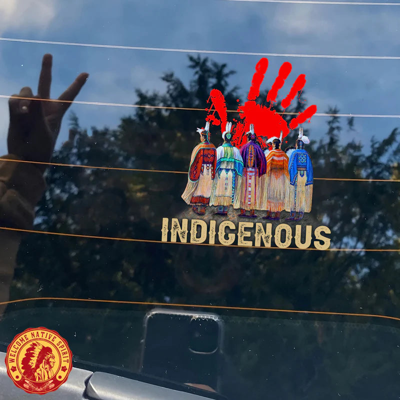 MMIW Indigenous, No More Stolen Sisters Car Decal