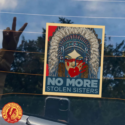 No More Stolen Sisters Car Decal
