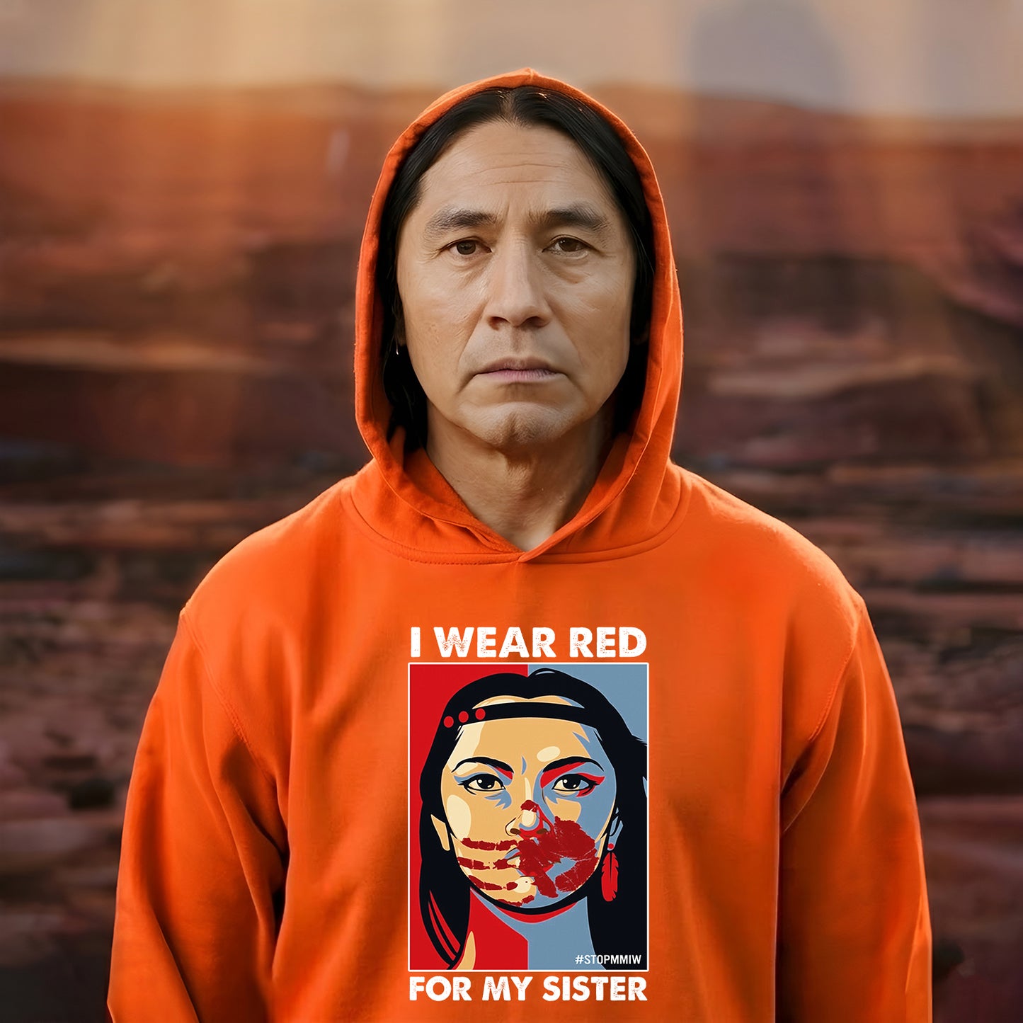 I Wear Red For My Sister Heart, No More Stolen Sisters MMIW Shirts