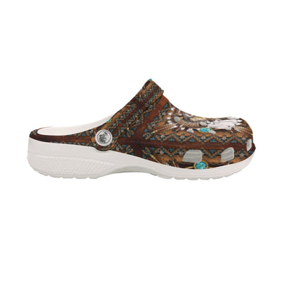 Native Pattern Clog Shoes For Adult and Kid 89165 New