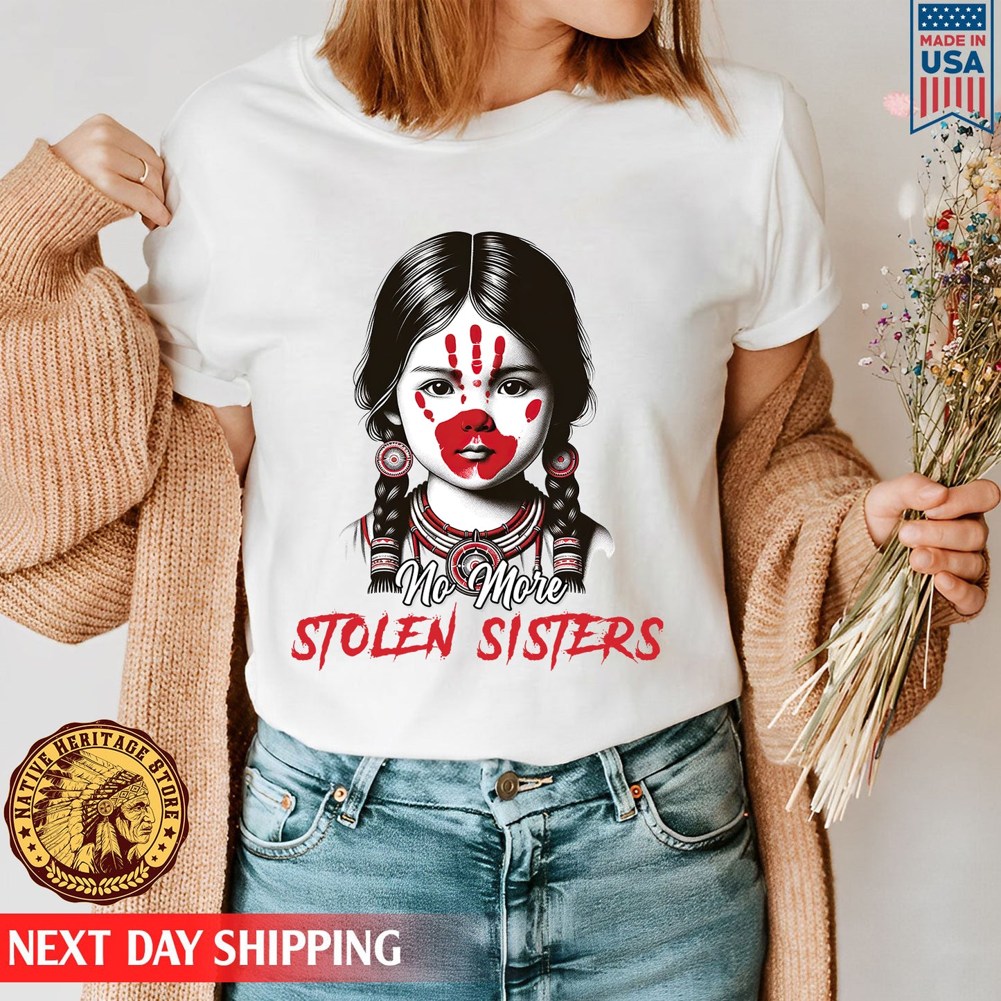 MMIW No More Stolen Sisters No Face Unisex T-Shirt/Hoodie/Sweatshirt