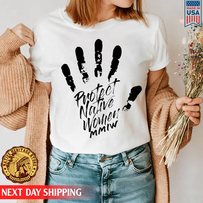MMIW Protect Native Women Red Hand Unisex Hoodie/Sweatshirt/T-Shirt