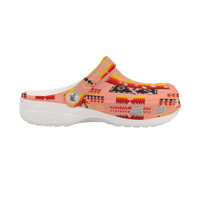 Native Pattern Clog Shoes For Adult and Kid 99046 New
