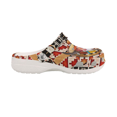 Native Pattern Clog Shoes For Adult and Kid 89175 New