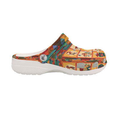 Native Pattern Clog Shoes For Adult and Kid 89153 New