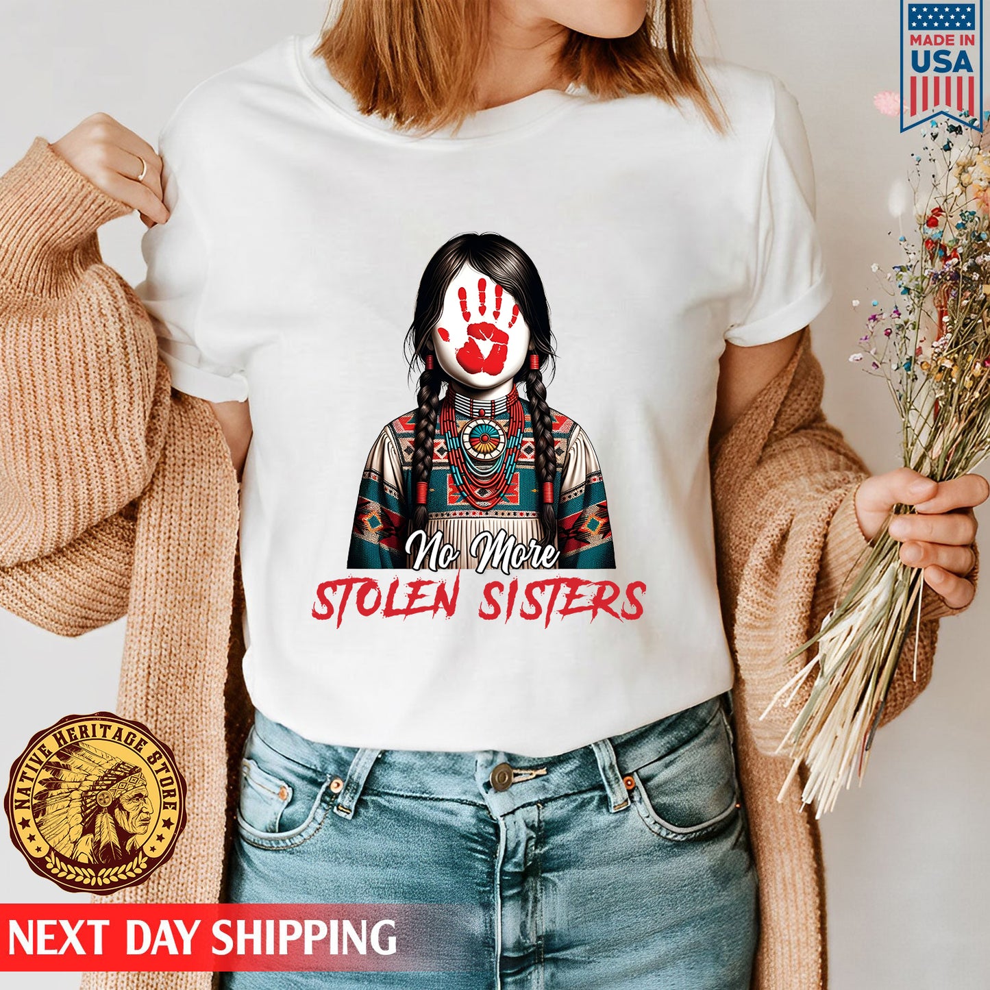 MMIW No More Stolen Sisters No Face Unisex T-Shirt/Hoodie/Sweatshirt