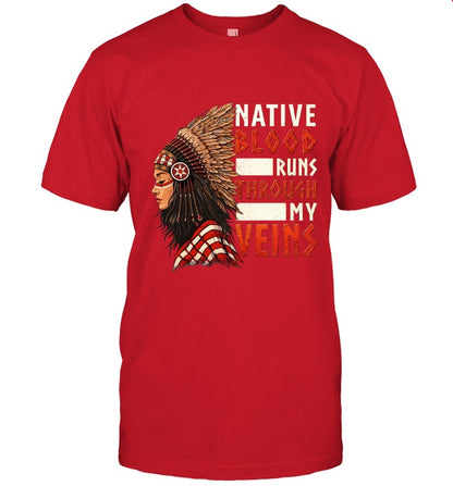 NATIVE BLOOD RUNS THROUGH MY VEINS