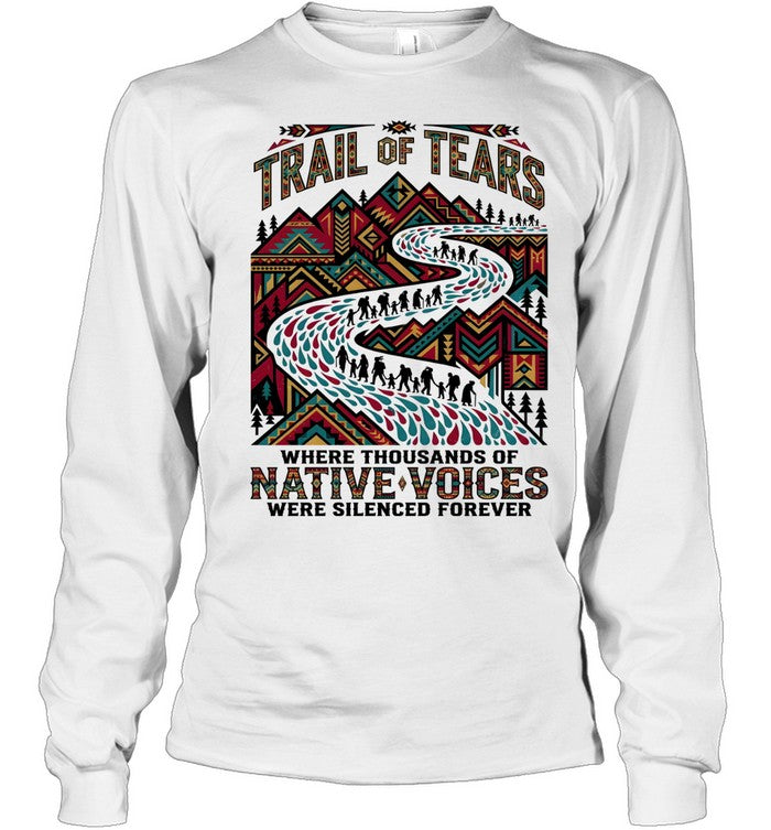 TRAIL OF TEARS WHERE THOUSANDS OF NATIVE VOICES WERE SILENCED FOREVER