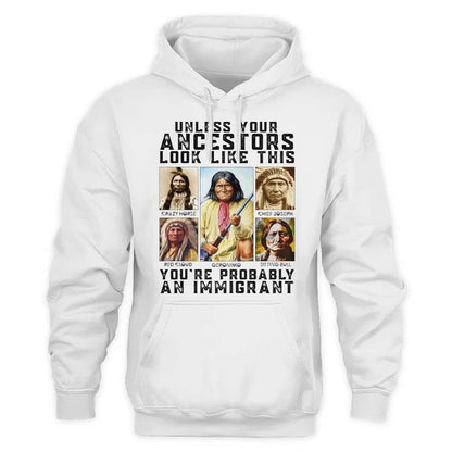 Unless your ancestors look like this you're probably an immigrant