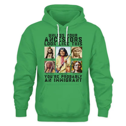 Unless your ancestors look like this you're probably an immigrant