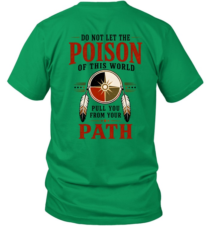 DO NOT LET THE POISON OF THIS WORLD. PULL YOU FROM YOUR PATH