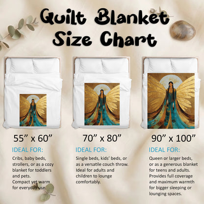 Sacred Winged Woman Personalized Premium Blanket