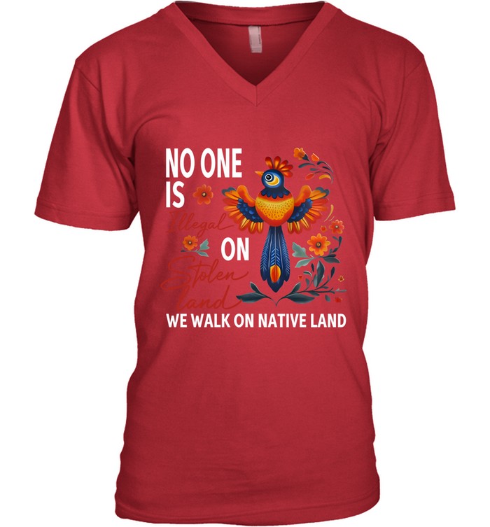 NO ONE IS ON WE WALK ON NATIVE LAND