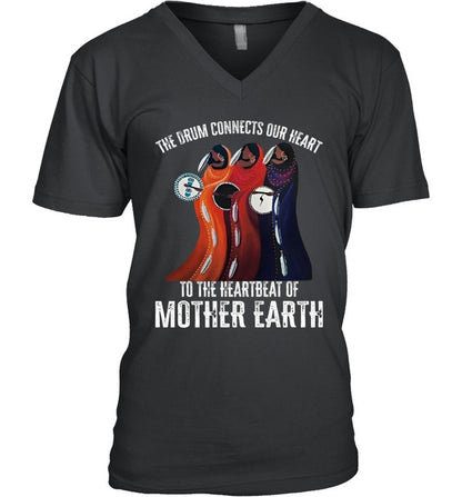THE DRUM CONNECTS OUR HEART TO THE HEARTBEAT OF MOTHER EARTH