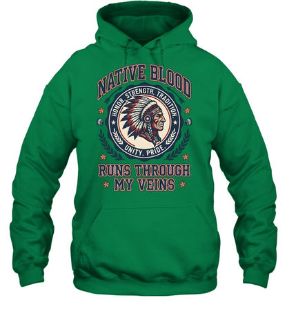 NATIVE BLOOD RUNS THROUGH MY VEINS