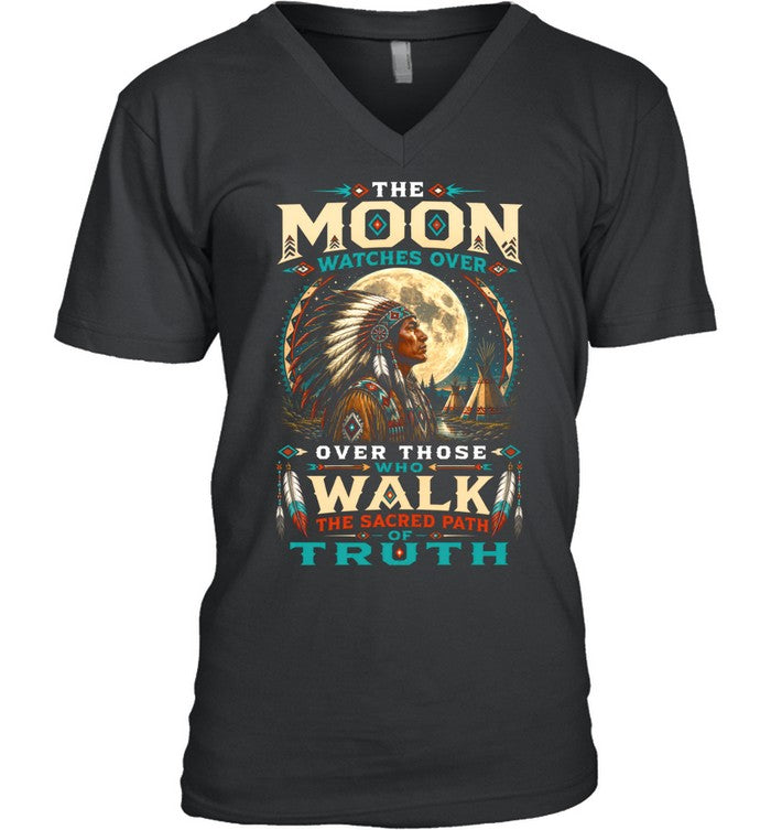 THE MOON WATCHES OVER OVER THOSE WHO WALK THE SACRED PATH OF TRUTH