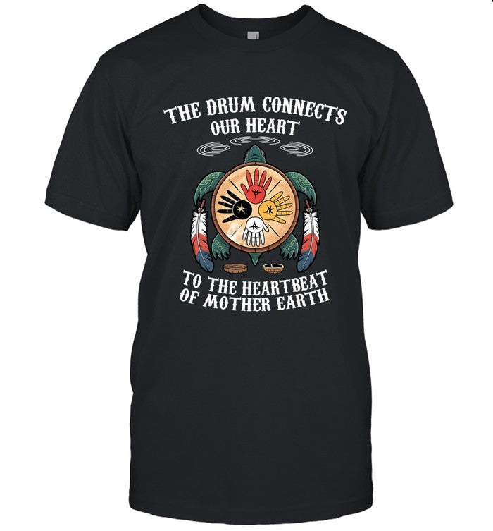 THE DRUM CONNECTS OUR HEART TO THE  HEARTBEAT OF MOTHER EARTH