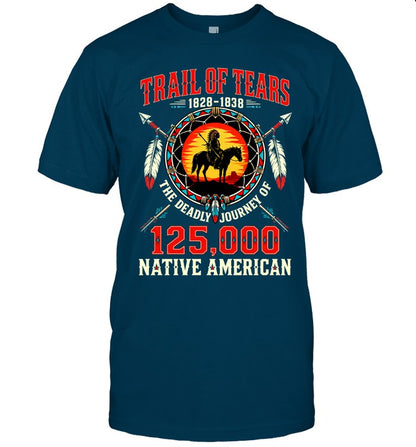 TRAIL OF TEARS 1828-1838 THE DEADLY JOURNEY OF 125,000 NATIVE AMERICAN