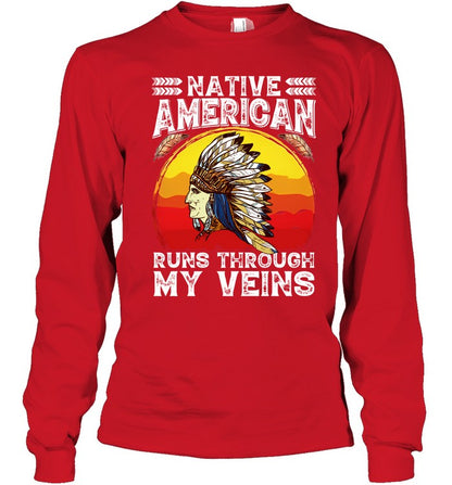 NATIVE AMERICAN RUNS THROUGH MY VEINS