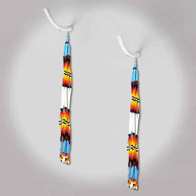 SALE 50% OFF - Multi-Color Long Beaded Handmade Earrings For Women