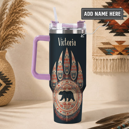 Bear Paw Guardian Personalized Tumbler