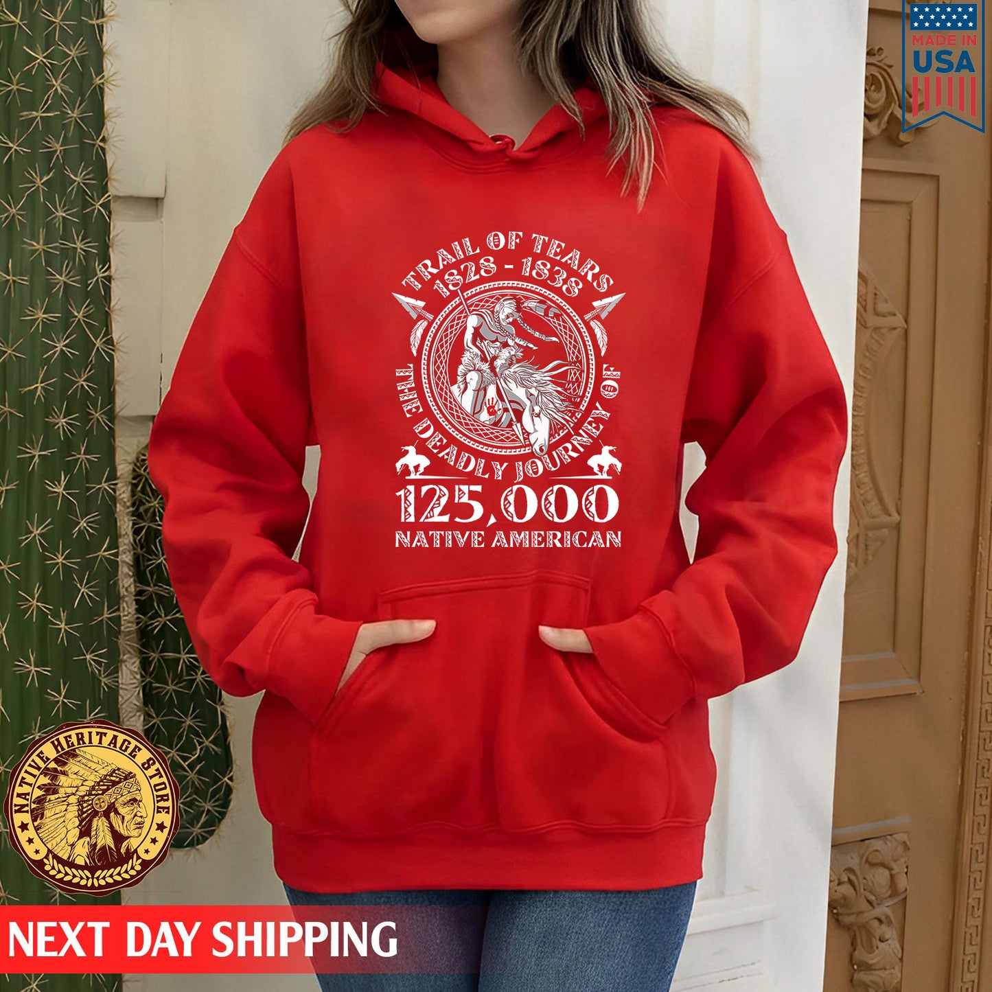 Trail Of Tears The Deadly Journey 125000 Native American T-Shirt