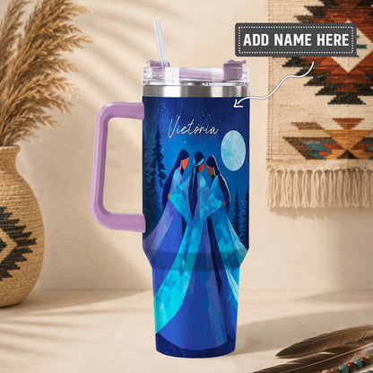 Whispering Moon Connection Personalized Tumbler