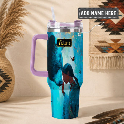 Moonlit Wild Harmony Personalized Tumbler