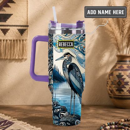 Crimson Orca Passage Personalized Tumbler