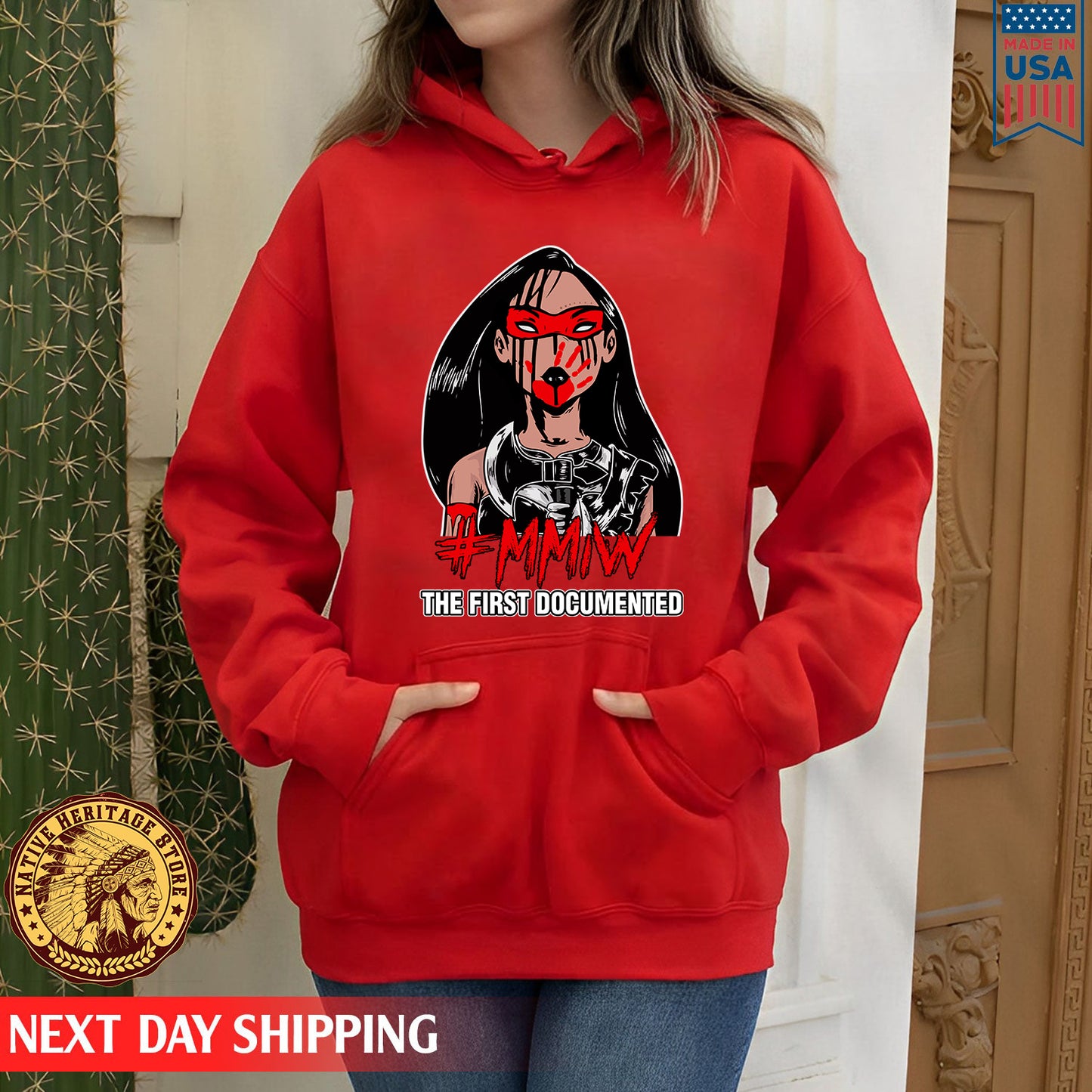 MMIW - The First Documented Red Hand Indigenous Women Shirt