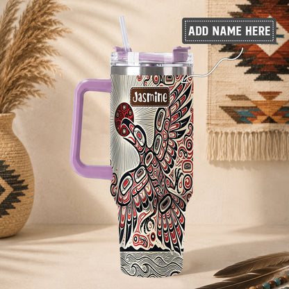 Eagle Sun Flight Personalized Tumbler