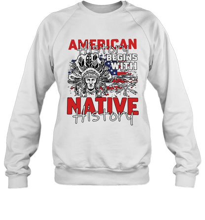 AMERICAN HISTORY BEGINS WITH NATIVE HISTORY
