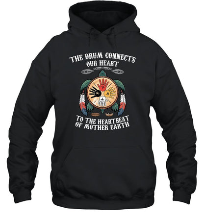 THE DRUM CONNECTS OUR HEART TO THE  HEARTBEAT OF MOTHER EARTH