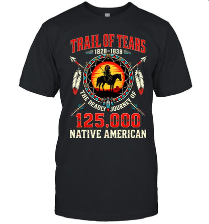 TRAIL OF TEARS 1828-1838 THE DEADLY JOURNEY OF 125,000 NATIVE AMERICAN