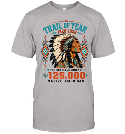TRAIL OF TEAR 1828-1838. THE DEADLY JOURNEY OF  125.000 NATIVE AMERICAN